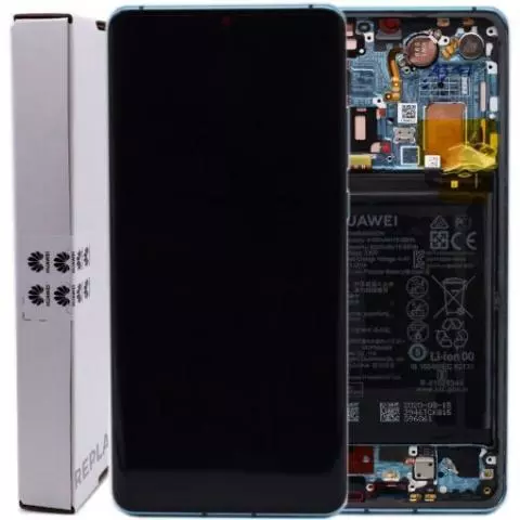 Genuine Huawei P30 Pro OLED LCD Display With Frame – Black, Touch Screen, Fingerprint