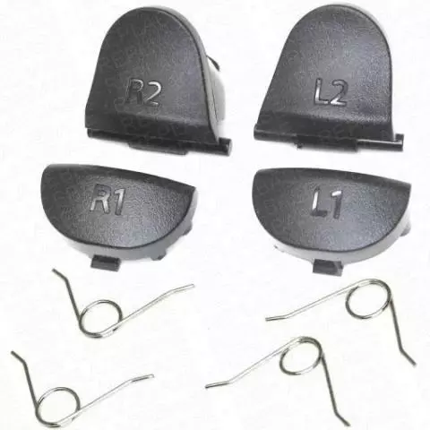 thumbnail image 2 of PS4 Replacement L2 R2 Trigger Buttons With Springs – For Sony PlayStation 4 2 of 4
