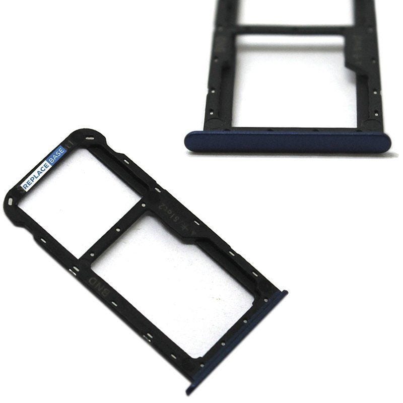 Trappe Slot Carte SIM/SD Pour Huawei Honor 50 Lite / X20 - Noir - Double Carte