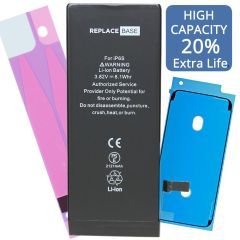 Battery Replacement High Capacity 2121mAh (20% Extra) with Adhesive Kit by for iPhone 6s