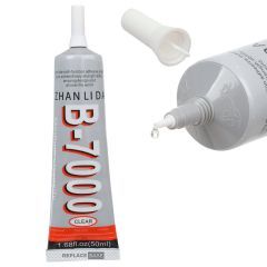 B7000 Adhesive Water Resistant Flexible Glue with Precision Applicator Tip 50ML