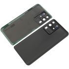 For Samsung Galaxy S20 Ultra / G988 | Replacement Battery Cover / Rear Panel With Camera Lens | Black |
