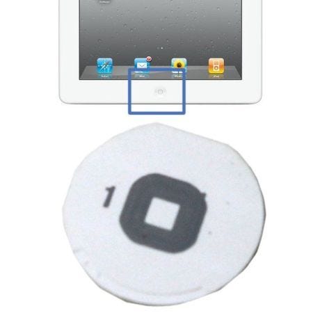 Apple iPad 3 & iPad 4 Home Button White