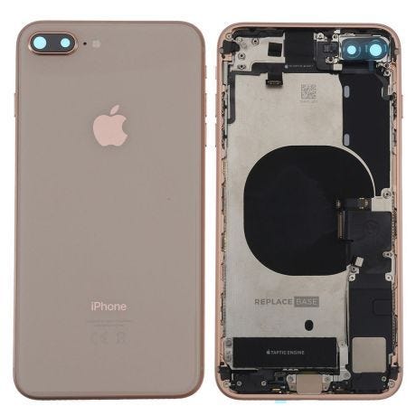 Back Housing With Parts | Original Pull / Reclaimed | iPhone 8 Plus | Gold | Reclaimed (Grade B)