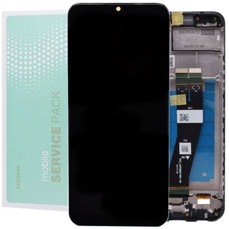 Genuine Samsung A03s / A037 - Replacement AMOLED Touch Screen Assembly With Chassis | Service Pack | GH81-21233A
