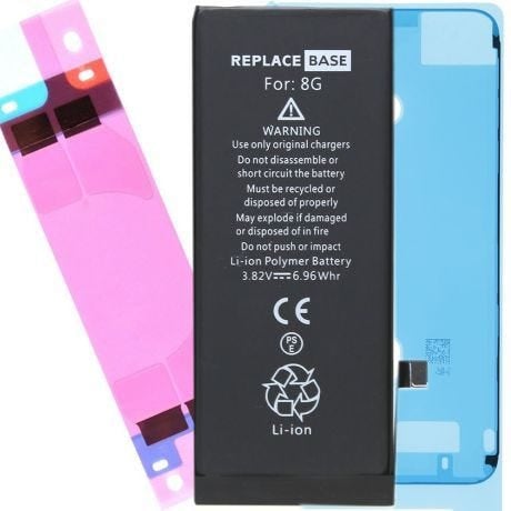 Battery Replacement 1821mAh with Adhesive Kit by for iPhone 9