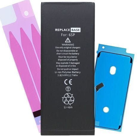 Battery Replacement High Capacity 3325mAh (20% Extra) with Adhesive Kit by for iPhone 6s Plus