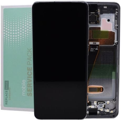Genuine Samsung S20 / G980 / G981 | Replacement AMOLED Touch Screen Assembly With Chassis | Cosmic Grey | Service Pack | GH82-22131A