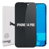 IPhone 14 Pro Space Black Back Housing Replacement, OEM Grade AB (Used) With Small Parts